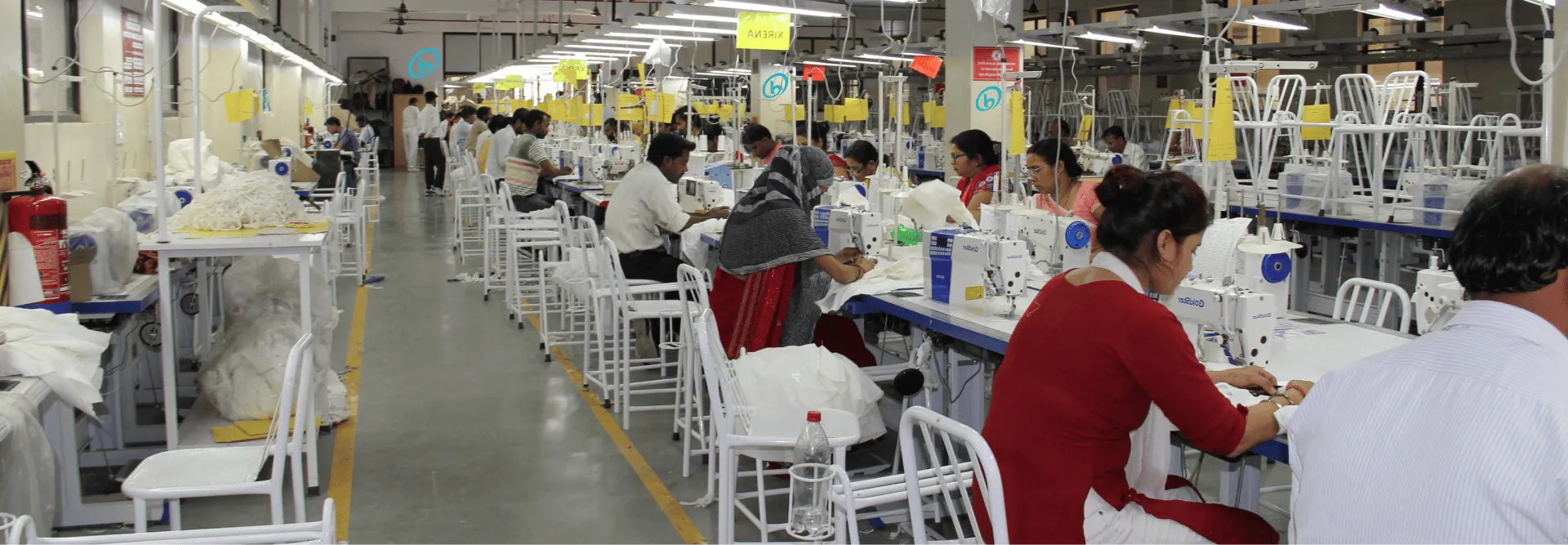 OfBusiness Faridabad Unit, Wovens — Apparel manufacturing plant