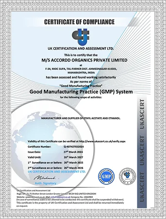 OFB Tech Limited Good Manufacturing Practice certificate